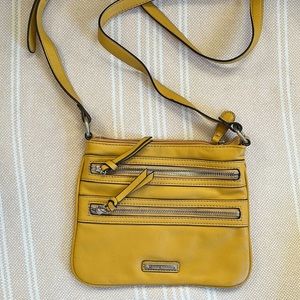 Mustard yellow Nine West crossbody bag